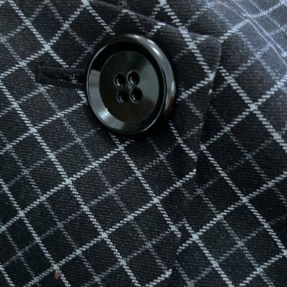 ANNE KLEIN PLAID WOOL BLEND BLOUSE SIZE 6 - Picture 5 of 5